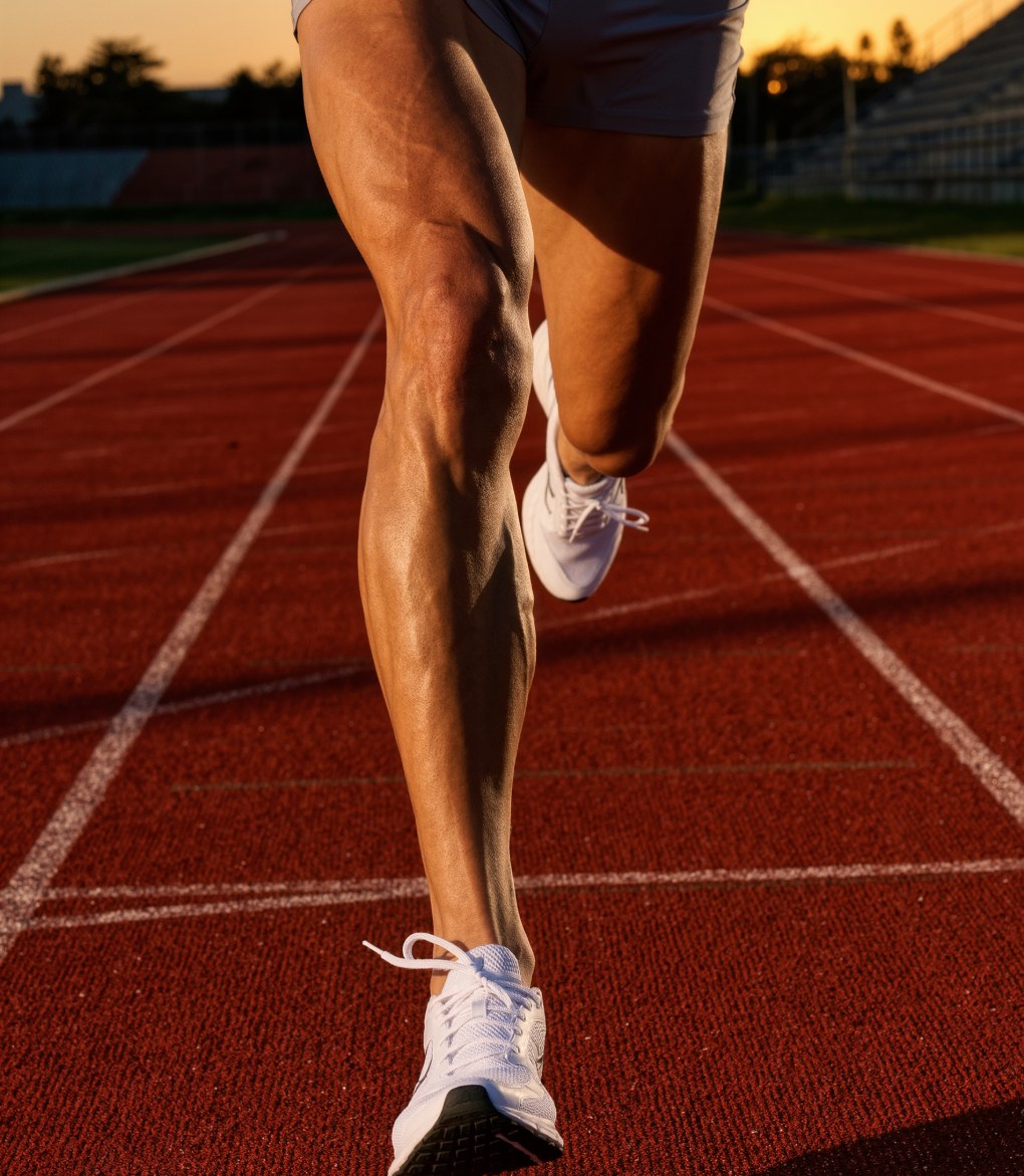Corrida em pista de atletismo